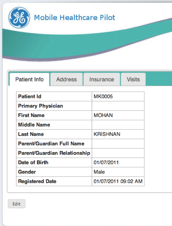 Mobile Healthcare Electronic Medical Records